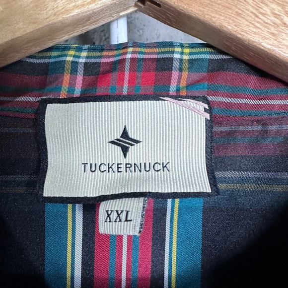 Tuckernuck Plaid Long Sleeve Dress - Green and Red - Picture 3 of 6